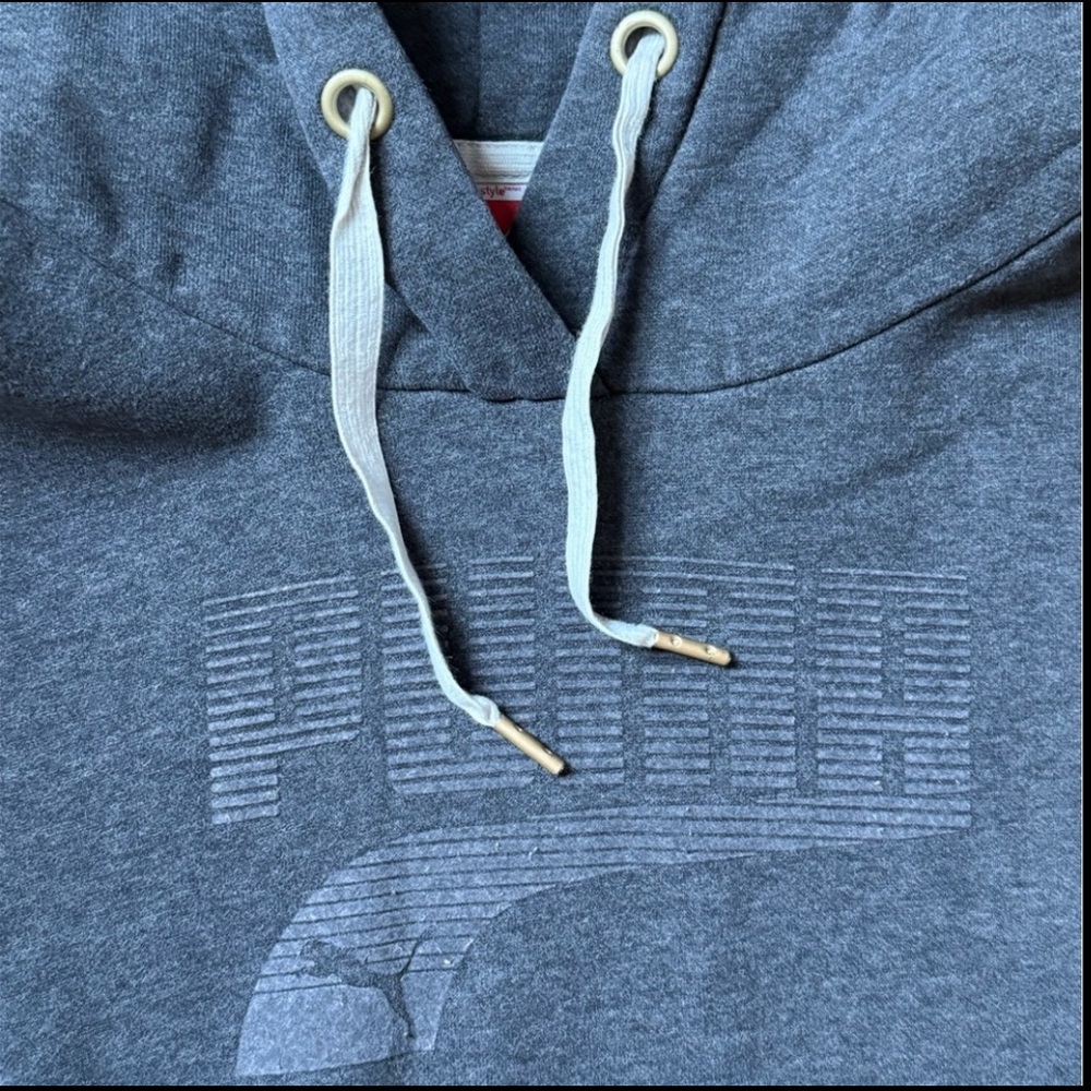 Puma Grey Hoodie with Logo